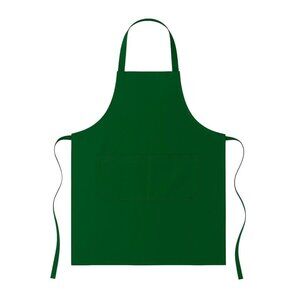 Dark Green  Adjustable Apron with Pockets – Unisex Polyester Apron for Cooking,